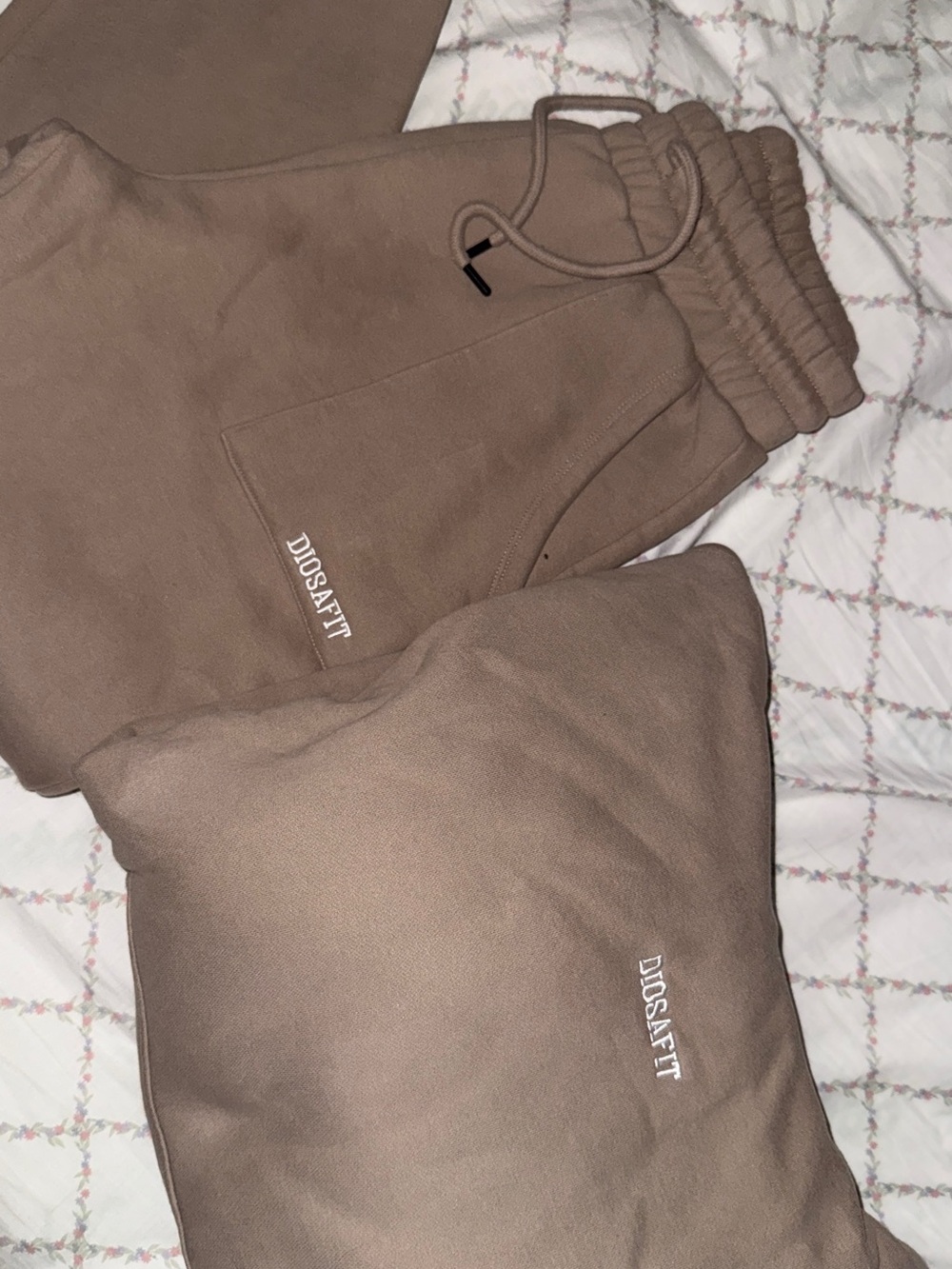 DIOSAFIT Brown Cozy Track Joggers - Women's Track Pants